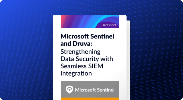 Security Integration Brief: Microsoft Sentinel & Druva